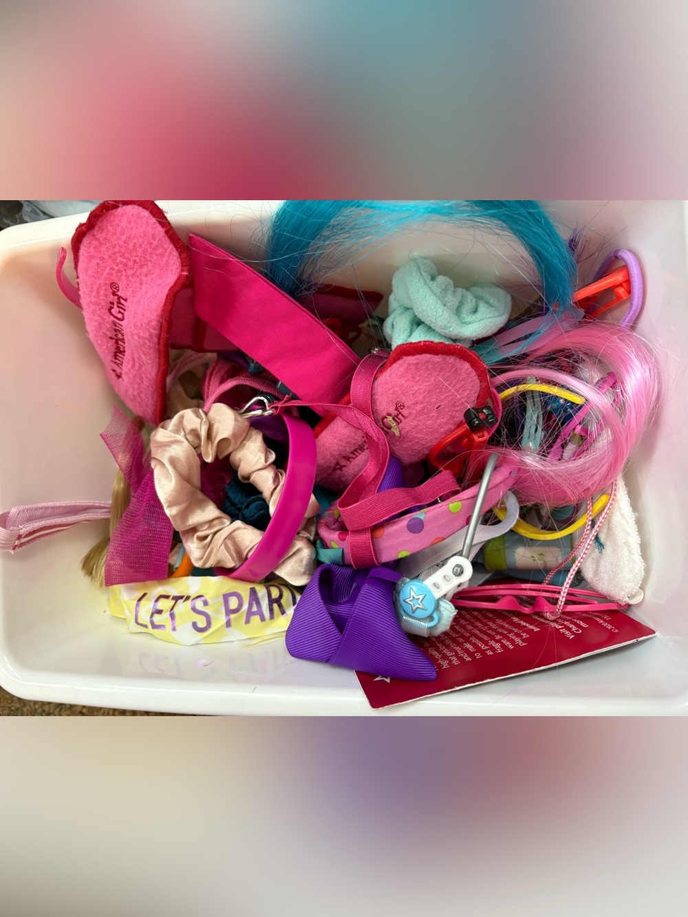 American Girl doll hair accessories